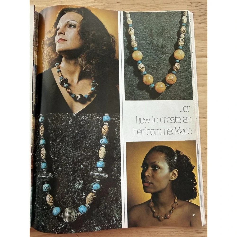 DECORATING & CRAFT IDEAS Magazine‎ May 1974 Sunbonnet Heirloom Necklace Folk Art